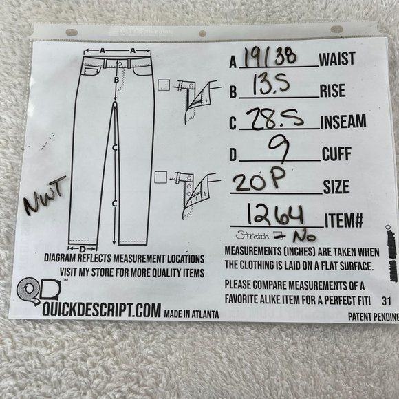 NEW LL‎ Bean Original Fit Relaxed Black Jeans Size 20 Petite Dbl L 299539 Cotton - Picture 3 of 11